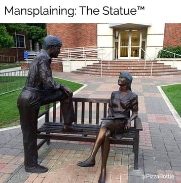 Mansplaining, the statue