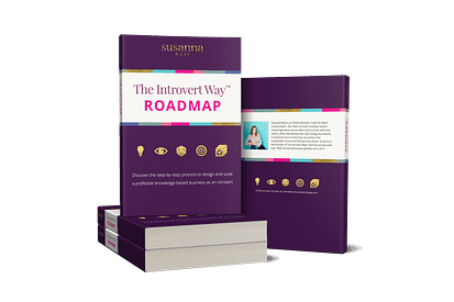 The Introvert Way Roadmap Book by Susanna Reay